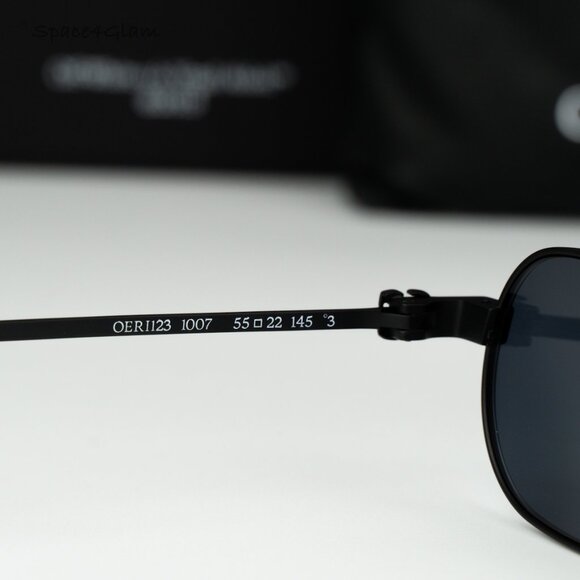 Off-White Women Sunglasses Black Grey Oval OERI123 VAIDEN 1007 NEW AUTHENTIС main image 10